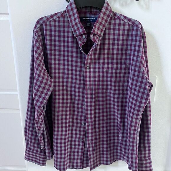 MIZZEN+MAIN in Men's City Flannel L NWOT - Picture 6 of 14